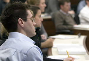 Part-Time MBA Student in Class